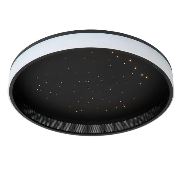 Lucide ESTREJA - Plafonnier - Ø 40 cm - LED Dim. - CCT - 2500K/3000K - Noir - détail 4